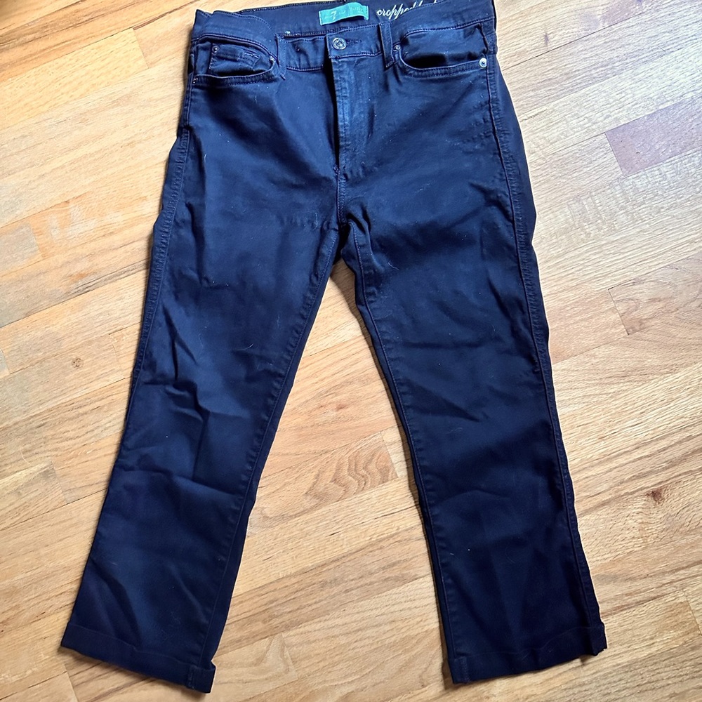 7 For All Mankind Black Jeans